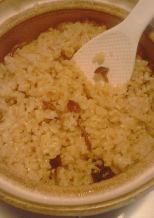 玄米でなめ茸炊き込みご飯-レシピのメイン写真