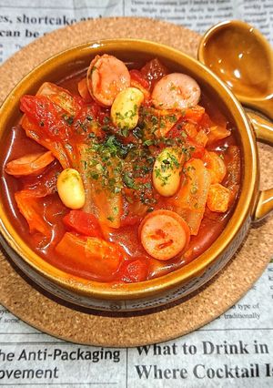 給食風ミネストローネ-レシピのメイン写真