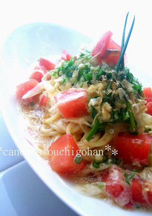 和。 トマトの冷製パスタ-レシピのメイン写真