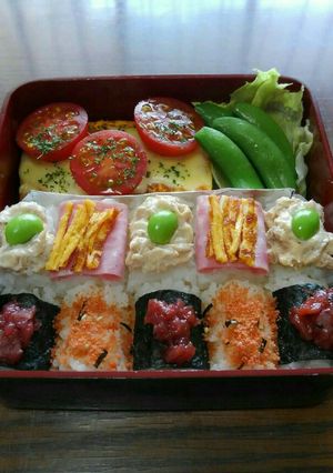 乗っけて可愛い☆俵おにぎり-レシピのメイン写真