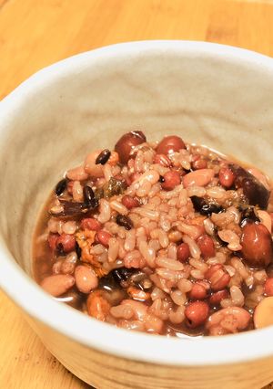 はとむぎと黒豆の薬膳がゆ〜ゼロ活力鍋〜-レシピのメイン写真