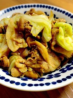 キャベツたっぷり豚肉のオイマヨ炒め-レシピのメイン写真