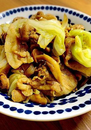 キャベツたっぷり豚肉のオイマヨ炒め-レシピのメイン写真