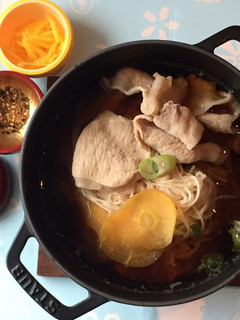 冬至 柚子 豚素麺 簡単 年末厄落とし-レシピのメイン写真