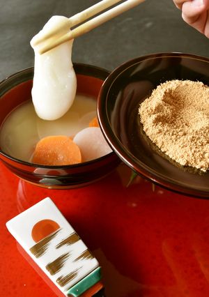 きな粉雑煮(奈良県郷土料理)-レシピのメイン写真