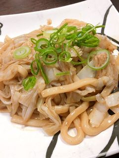 キャベツと長ネギの焼きうどん-レシピのメイン写真