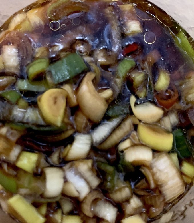 食べるとハマるネギの醤油漬け♡-レシピのメイン写真