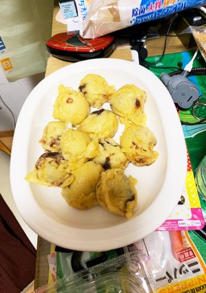 はじめて作ったこしあんタコ焼き-レシピのメイン写真