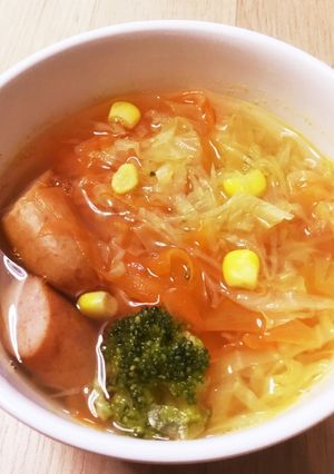 野菜たっぷり食べるスープ-レシピのメイン写真