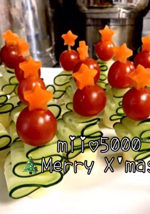 簡単 クリスマス ツリー パーティ料理-レシピのメイン写真