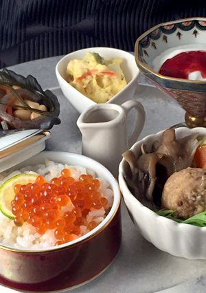 柚子胡椒鍋スープ あり合わせ朝食-レシピのメイン写真