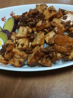 簡単☆肉味噌厚揚げ丼-レシピのメイン写真