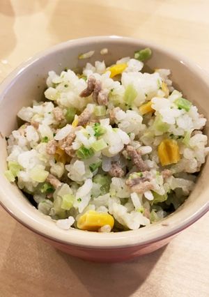 時短離乳食*ブロッコリーとひき肉ご飯-レシピのメイン写真