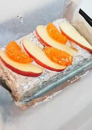 セサミクリームシナモンチーズサンドケーキ-レシピのメイン写真