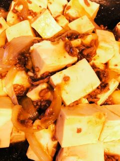 合い挽き肉で肉豆腐-レシピのメイン写真