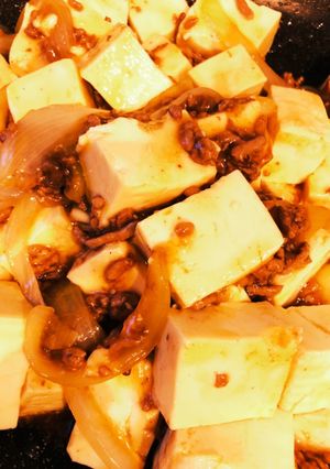 合い挽き肉で肉豆腐-レシピのメイン写真