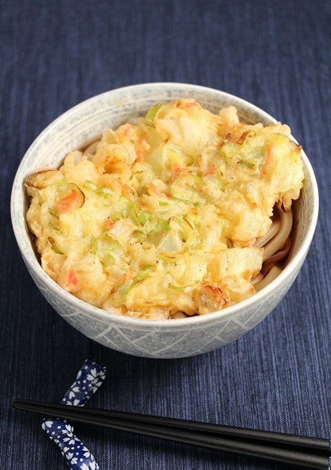 簡単！天ぷらうどん☆かき揚げ-レシピのメイン写真
