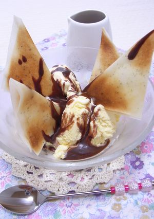 パリパリペッパーチーズ＆チョコがけアイス-レシピのメイン写真