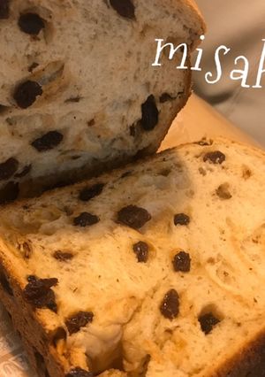 レーズンいっぱい★蜂蜜レーズンパン-レシピのメイン写真