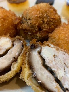 鶏豆腐ミンチ3「椎茸鶏ミンチフライ」-レシピのメイン写真