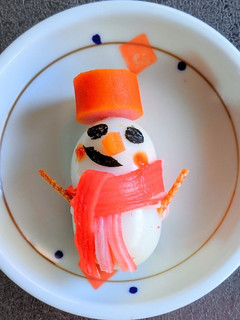 クリスマスレシピ✿うずらの雪だるま-レシピのメイン写真