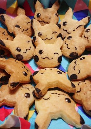 100円の型で♪ピカチュウクッキー☆-レシピのメイン写真