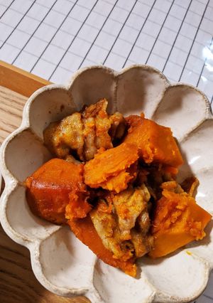 かぼちゃと豚バラの甘煮-レシピのメイン写真