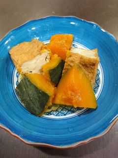 カボチャと厚揚げの煮物-レシピのメイン写真