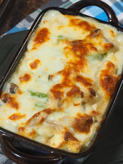 鮭とエビ、アボカドのダブルチーズグラタン-レシピのメイン写真