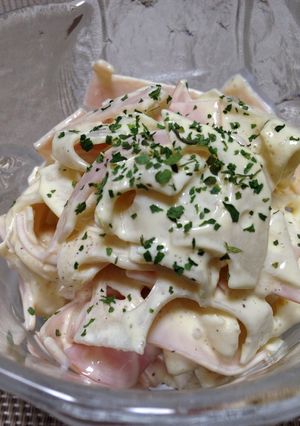 簡単☆シャキシャキれんこんサラダ-レシピのメイン写真