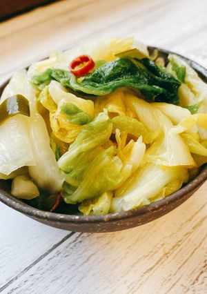 絶品☆ご飯がすすむ！白菜の浅漬け-レシピのメイン写真