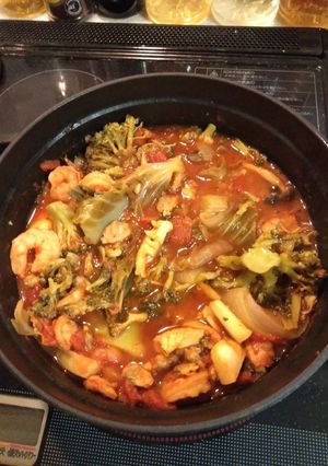 ブイヤベース風無水スープ　staub-レシピのメイン写真