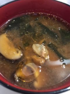 簡単!椎茸とシーフード香るお味噌汁-レシピのメイン写真