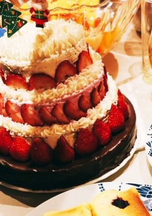 プリンセスのための4段ケーキ-レシピのメイン写真