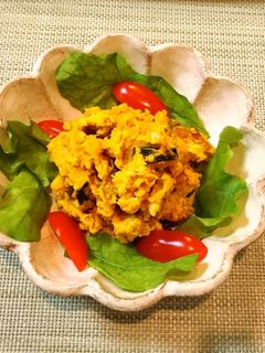 ☆レンジで簡単!デリ風かぼちゃサラダ-レシピのメイン写真