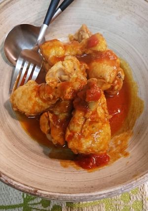 シンプルな鶏トマト煮-レシピのメイン写真