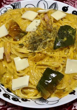 冬至☆南瓜とベーコンのチーズパスタ-レシピのメイン写真