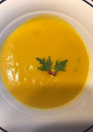 簡単♪スープのクリスマス風デコ-レシピのメイン写真