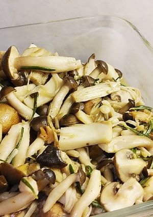 きのことハーブのアーリオオーリオ-レシピのメイン写真