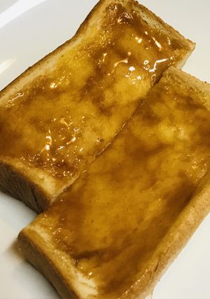 きなこペースト＆バターのはちみつトースト-レシピのメイン写真