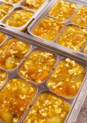 【離乳食完了期・幼児期】芋鶏とろみ-レシピのメイン写真