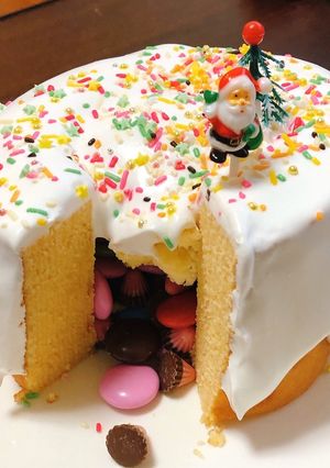 バウムでかくれんぼケーキ＊ギミックケーキ-レシピのメイン写真