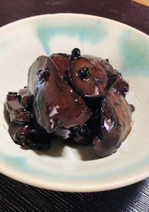 鶏レバーの赤ワイン煮-レシピのメイン写真