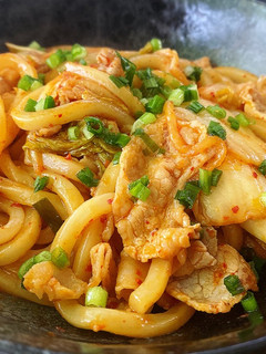 【超簡単】間違いない!豚キムチ焼うどん-レシピのメイン写真