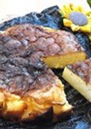 ごはんで濃厚!!バスク風チーズケーキ!!-レシピのメイン写真