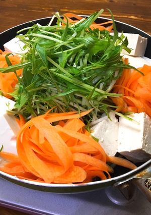 【クリスマス】三色☆ヘルシー白だし鍋-レシピのメイン写真