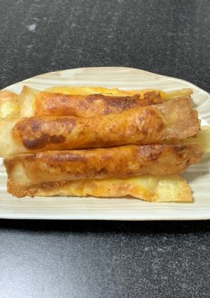 かぼちゃとハムチーズ春巻き-レシピのメイン写真