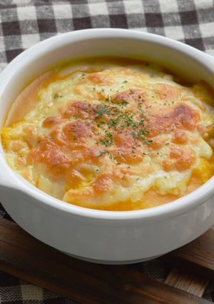ふわとろパングラタン-レシピのメイン写真