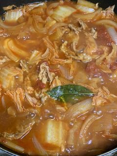 白菜消費!白菜と豚肉のトマト煮-レシピのメイン写真