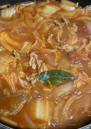 白菜消費！白菜と豚肉のトマト煮-レシピのメイン写真